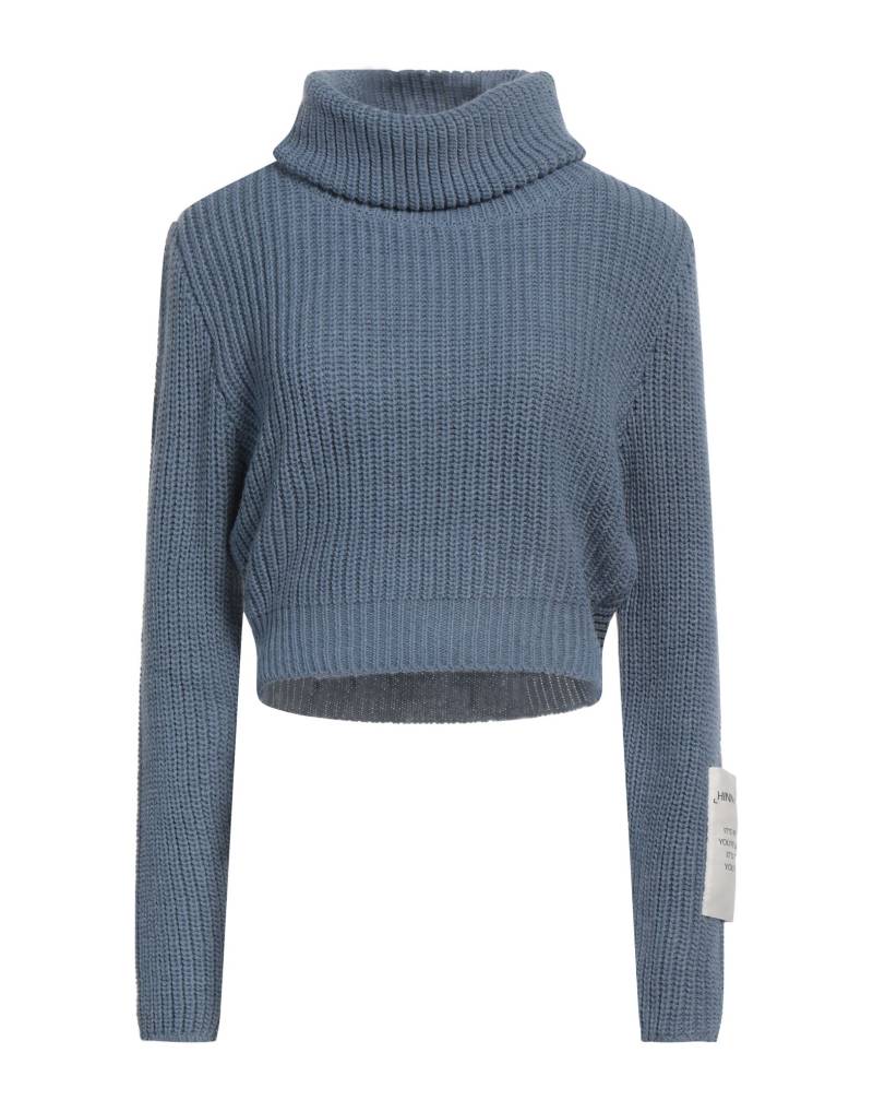 HINNOMINATE Rollkragenpullover Damen Blaugrau von HINNOMINATE