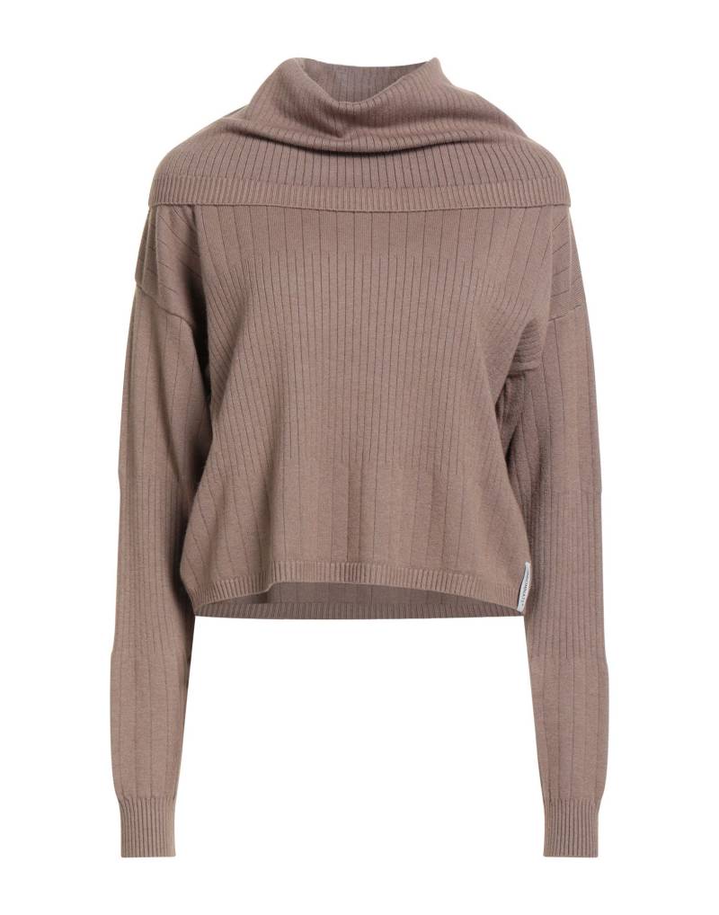 HINNOMINATE Rollkragenpullover Damen Hellbraun von HINNOMINATE