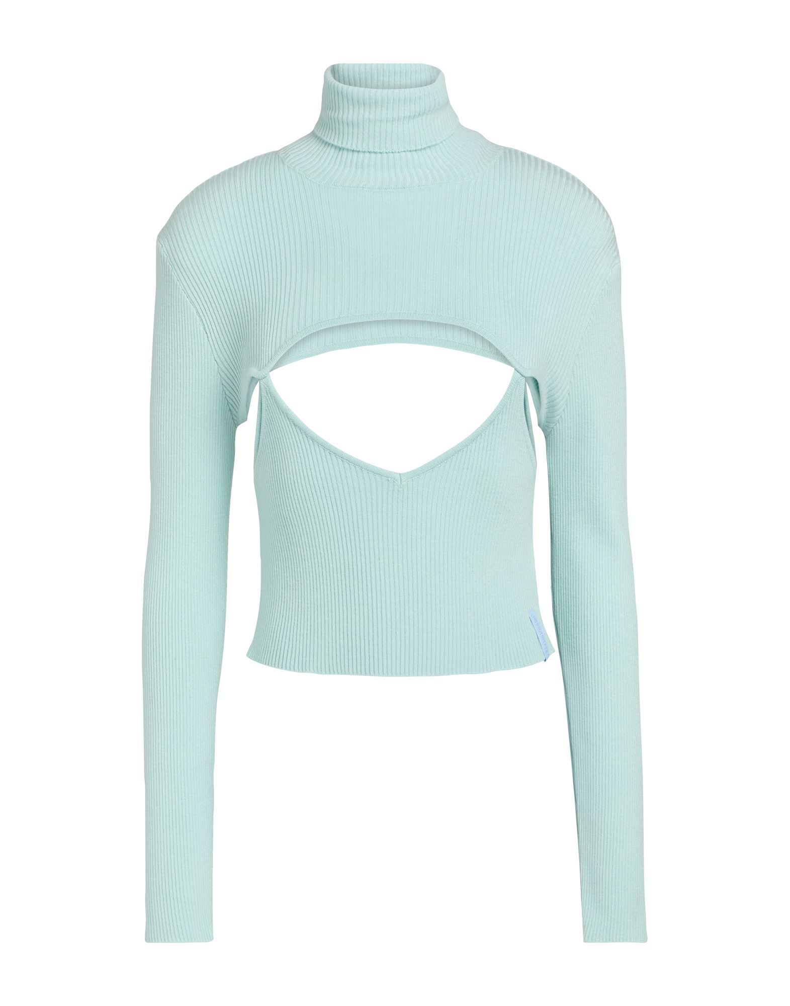 HINNOMINATE Rollkragenpullover Damen Himmelblau von HINNOMINATE