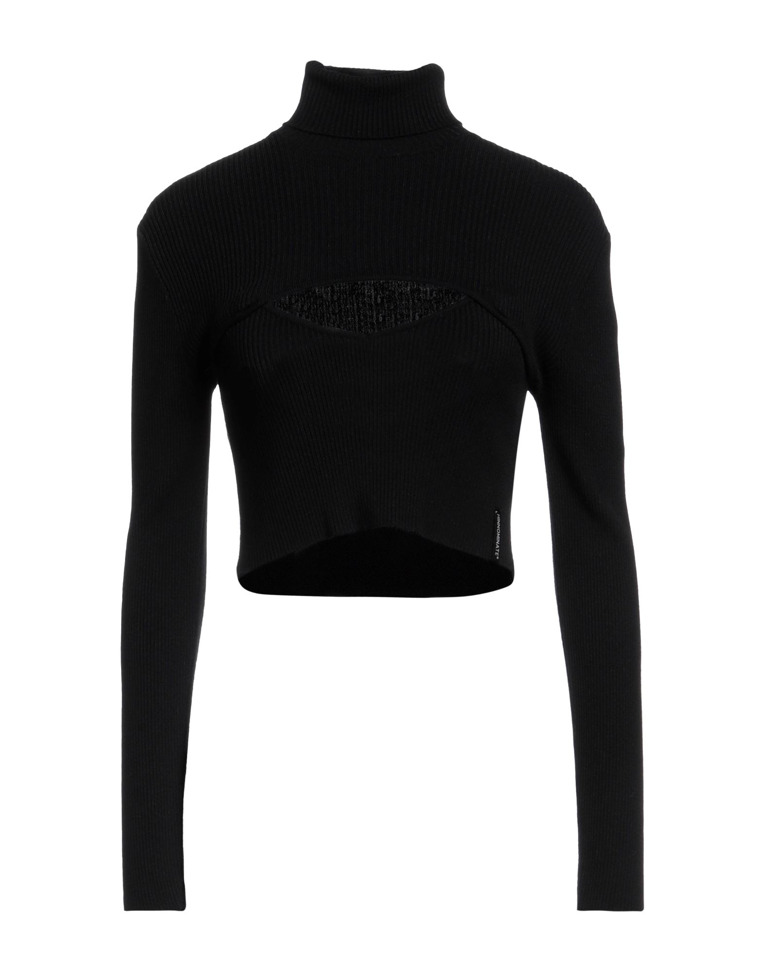 HINNOMINATE Rollkragenpullover Damen Schwarz von HINNOMINATE