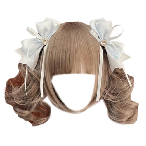 3D-Haarspange mit Herzband, Schleife, Haarnadel, Cosplay, einfaches und modisches Haar-Accessoire, perfekt für verschiedene Veranstaltungen, einfach zu verwendende Haarnadel von HIOPOIUYT