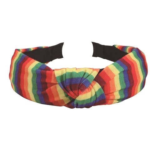 Buntes Haar-Accessoire, modisches Haarband, LGBTQ, Regenbogen-Kopfschmuck für Feiern, den täglichen Gebrauch, Partys von HIOPOIUYT