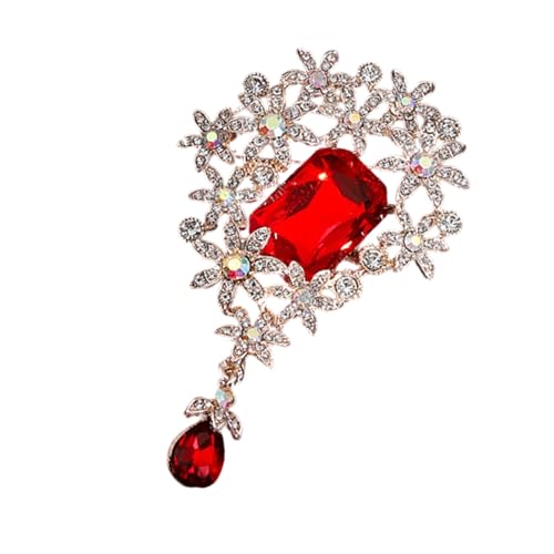 Elegante Blumen-Brosche mit Kristallen für Abendgarderobe, Bürokleidung, Retro, Modeschmuck, stabile Legierung, Geschenk-Box, bereit, elegante Strass-Brosche, Einheitsgröße, Wie beschrieben Elegante Blumen-Brosche mit Kristallen für Abendgarderobe, Bürokleidung, Retro, Modeschmuck, stabile Legierung, Geschenk-Box, bereit, elegante Strass-Brosche, Einheitsgröße, Wie beschrieben von HIOPOIUYT