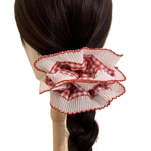 Elegantes Spitzen-Haargummi für Damen, Dutt, elastisch, Kopfschmuck, Mädchen, Haarstyling, Ornamente, Frauenhaar-Seil von HIOPOIUYT