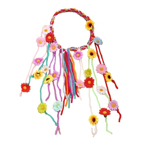 Ethnische Stile Haarzubehör Verstellbare Böhmische Sonnenblume Daisys Haarbänder Stirnband Kopfbedecke Urlaub Schmuck Geschenke Blumenkopfschmuck von HIOPOIUYT