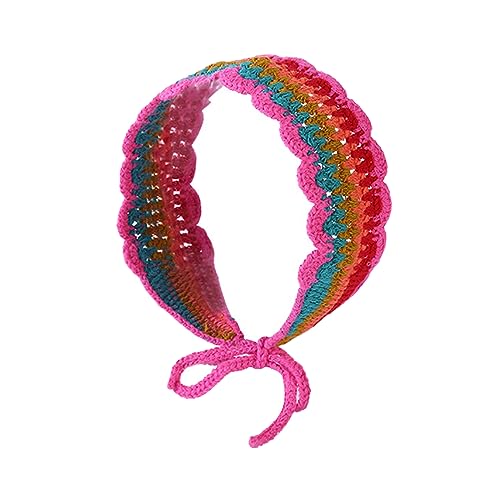 Ethnisches Damen-Haarband, ausgehöhlt, Outdoor, Camping, Foto, Häkelhaarband, Frühlings-Stirnband für Reisen, Stricktuch von HIOPOIUYT