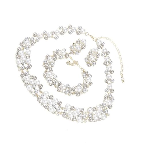 HIOPOIUYT Anspruchsvoller Perlenschmuck Set Event Catching Perlen Schmuckset Für Die Verbesserung Des Abends Oder Der Party Outfits HIOPOIUYT Anspruchsvoller Perlenschmuck Set Event Catching Perlen Schmuckset Für Die Verbesserung Des Abends Oder Der Party Outfits von HIOPOIUYT