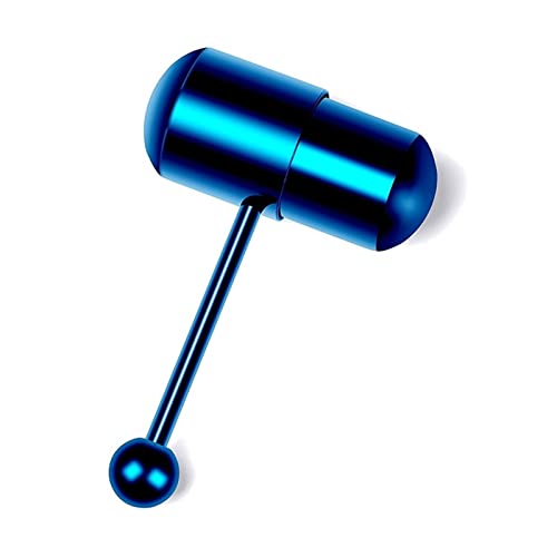 HIOPOIUYT Gerader Barbell Edelstahl Punk Zunge Körperpiercing Schmuck vibrierende Zunge für Erwachsene Frauen von HIOPOIUYT