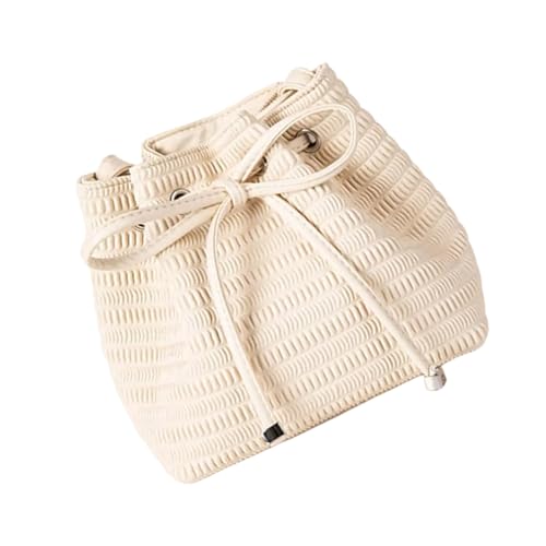 HIOPOIUYT Ledereimerbeutel Zeichnungsstring Crossbody Geldbörse Für Frauen Damen Abendbeutel Trendy Umhängetasche Clutches Tasche Handtasche Kleine Eimer Taschen von HIOPOIUYT