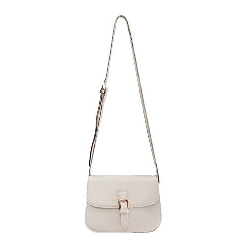 HIOPOIUYT PU Handtaschen Schultertaschen Kleine Lippenstifte Tasche Kosmetik Make-up Tasche Geldbörse Crossbody Bag Silber/Schwarz/Weiß/Braun/Apricot Frauen Mode Umhängetasche, weiß HIOPOIUYT PU Handtaschen Schultertaschen Kleine Lippenstifte Tasche Kosmetik Make-up Tasche Geldbörse Crossbody Bag Silber/Schwarz/Weiß/Braun/Apricot Frauen Mode Umhängetasche, weiß von HIOPOIUYT