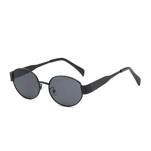 HIOPOIUYT Sonnenbrille für Erwachsene mit UV400 für Outdoor-Aktivitäten, modische Sonnenbrille, Outdoor, Anti-UV-Sonnenbrille für Reisen, Urlaub, modische Sonnenbrille, Schwarzer Rahmen, schwarzer Fi von HIOPOIUYT