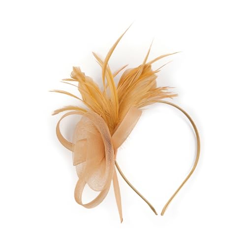 Mesh Stirnband Elegant Hohe Schädel Haarband 1920er Gefiederte Haarhoop Für Frauen Cocktails Party Haare Formen Ornament von HIOPOIUYT