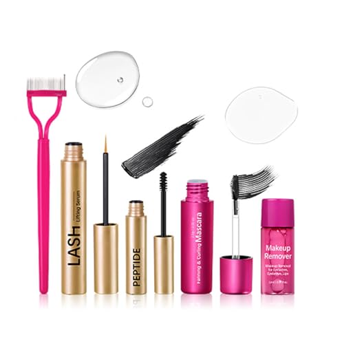 Portable Completes Lashes Makeup Set Lash Enhancing Serums Mascara Eye And Lip Makeup Remover Eyelash Separator Comb von HIOPOIUYT