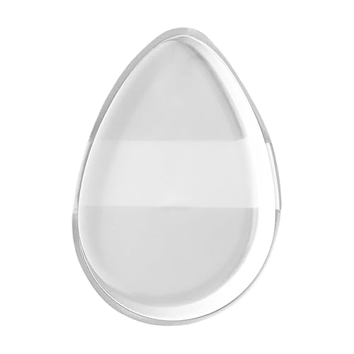 Silikon-Kosmetikschwämme, glatte Anwendung, nahtloses Mischen, leicht zu reinigen, Beauty-Werkzeug, Kosmetik-Zubehör für Frauen und Mädchen, transparentes Silikonkissen von HIOPOIUYT