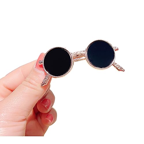 Sonnenbrillen-Haarnadel für Damen, cooler süßer Charm, Haarspange, Ästhetik, Karneval, Haarschmuck, Sonnenbrille, Haarspange von HIOPOIUYT