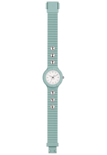 HIP HOP Armbanduhr Frau Crystal quadrante Weiss e uhrarmband in silikon, Glam blau, Werk TIME JUST - 3H QUARZUHR von HIP HOP