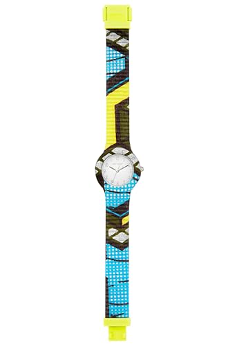 HIP HOP Hop Women Wachs Block Dial Mono -Color Bianco -Bewegung nur Zeit - 3H Quarz und Silikongurt mit mehrfarbigem Stoff hwu1142 HIP HOP Hop Women Wachs Block Dial Mono -Color Bianco -Bewegung nur Zeit - 3H Quarz und Silikongurt mit mehrfarbigem Stoff hwu1142 von HIP HOP