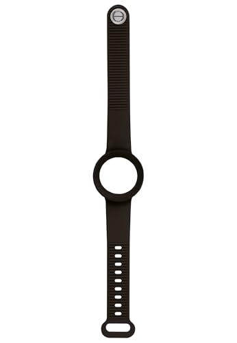 HIP HOP Hero.Dot Night Lady Damen Uhrenarmband aus Silikon hergestellt, Farbe: Schwarz, für Gehäusedurchmesser: 34 mm, HBU1105 von HIP HOP