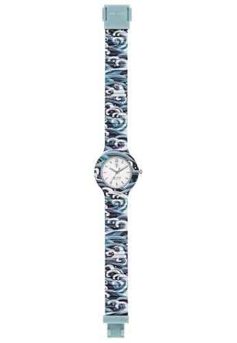 HIP HOP Watches - Damen Armbanduhr HWU0862 - I Love Japan Kollektion - Silikonarmband - 32mm Gehäuse - wasserdicht - Quarzwerk - Blau von HIP HOP