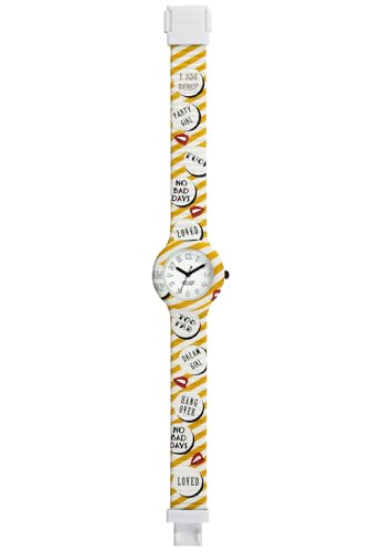 Hip Hop Damen Analoger Quarz Uhr mit Silicone Armband HWU0895 von HIP HOP