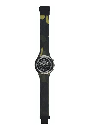 Hip Hop Herren Chronograph Quarz Uhr mit Silikon Armband HWU0710 von HIP HOP