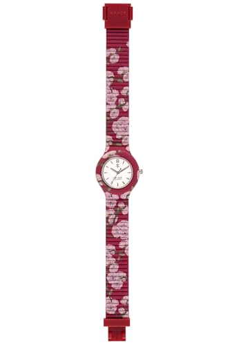 HIP HOP Watches - Damen Armbanduhr HWU0863 - I Love Japan Kollektion - Silikonarmband - 32mm Gehäuse - wasserdicht - Quarz Werk - Cherry von HIP HOP