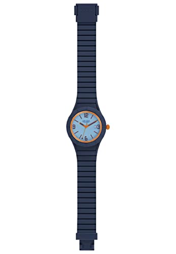 HIP HOP, Herrenuhr Xman 3.0 Collection HWU1083, mit Only Time - 3H Quarzwerk, Silikonarmband und Sicherheitsverschluss, Farbe Blue Denim von HIP HOP