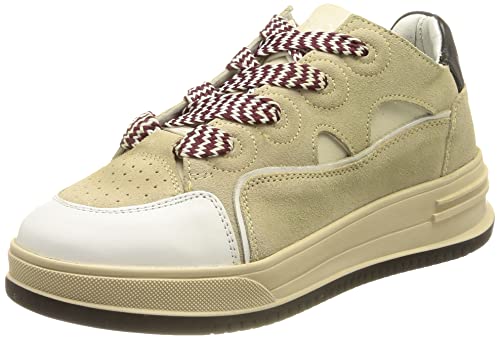 HIP Shoe Style for Women Damen HIP Donna D1787 Sneaker, White Beige, 45 EU HIP Shoe Style for Women Damen HIP Donna D1787 Sneaker, White Beige, 45 EU von HIP Shoe Style for Women