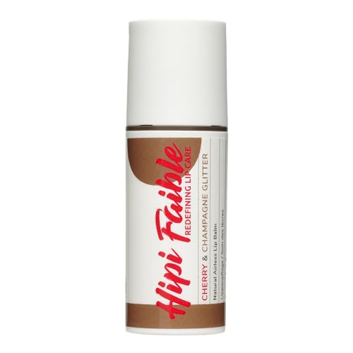 Hipi Faible Lippenpflege CHERRY & CHAMPAGNE GLITTER – farbiger Lippenbalsam mit Lanolin im 6ml Pump-Spender, 100% natürlich pflegender Lip Balm Made in Germany, Champagner-Glitter-Lipgloss-Effekt Hipi Faible Lippenpflege CHERRY & CHAMPAGNE GLITTER – farbiger Lippenbalsam mit Lanolin im 6ml Pump-Spender, 100% natürlich pflegender Lip Balm Made in Germany, Champagner-Glitter-Lipgloss-Effekt von HIPI FAIBLE
