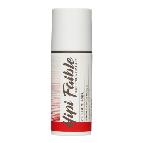 Hipi Faible Lippenpflege CHILI & GINGER – Naturkosmetik Lippenbalsam mit Lanolin im 6ml Pump-Spender, 100% natürlich pflegender Lip Balm Made in Germany, Lip Plumper zum aufpolstern Hipi Faible Lippenpflege CHILI & GINGER – Naturkosmetik Lippenbalsam mit Lanolin im 6ml Pump-Spender, 100% natürlich pflegender Lip Balm Made in Germany, Lip Plumper zum aufpolstern von HIPI FAIBLE