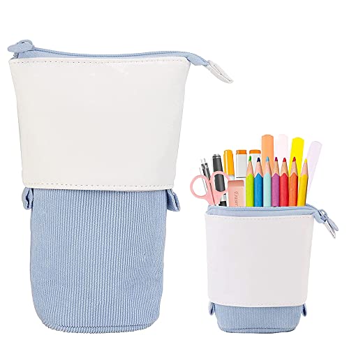 HIQE-FL Federmäppchen Reißverschluss,Pop-Up Bleistifthalter,2-in-1 Schlampermäppchen und Stifteköcher,Student Federmäppchen,Teleskopisch Mäppchen HIQE-FL Federmäppchen Reißverschluss,Pop-Up Bleistifthalter,2-in-1 Schlampermäppchen und Stifteköcher,Student Federmäppchen,Teleskopisch Mäppchen von HIQE-FL