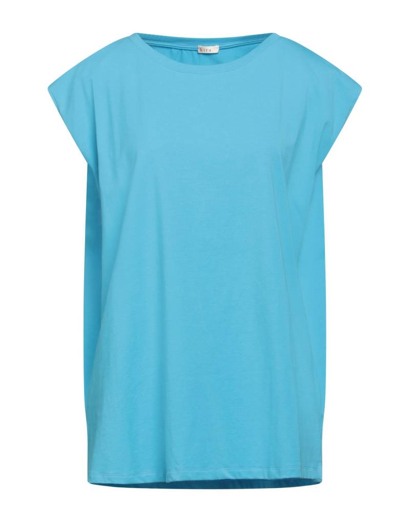 HIRA T-shirts Damen Azurblau von HIRA