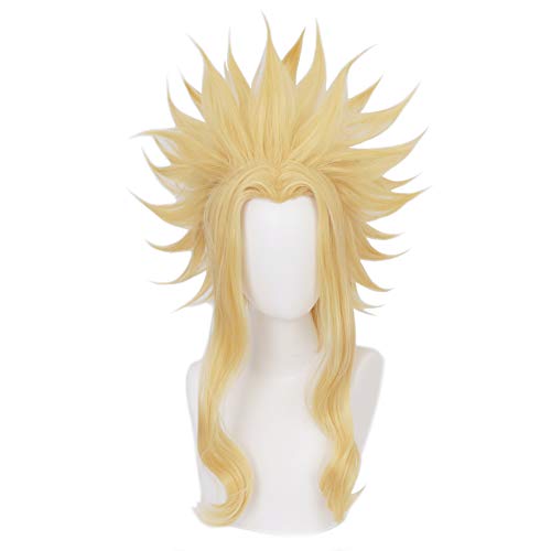 HIROAKIYA All Might Toshinori Yagi Wig, MHA My Hero Academia All Might Toshinori Yagi Cosplay Wig with Wig Cap von HIROAKIYA