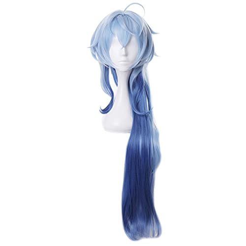 HIROAKIYA Ganyu Wig, Genshin Impact Ganyu Cosplay Wig with Wig Cap, Length approx.95cm von HIROAKIYA