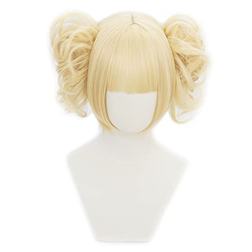 HIROAKIYA Himiko Toga Wig, MHA Himiko Toga Cosplay Wig Clip Hair Bun with Wig Cap von HIROAKIYA