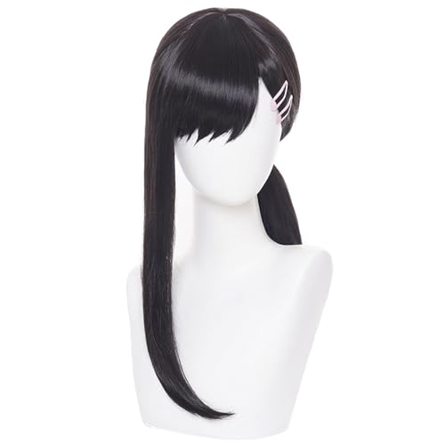 HIROAKIYA Kobeni Higashiyama Wig, Chainsaw Man Kobeni Higashiyama Cosplay Wig with Hari Clips Wig Cap, Length approx.45cm von HIROAKIYA