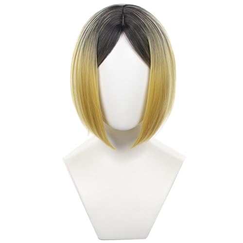 HIROAKIYA Kozume Kenma Cosplay Wig, Haikyuu Cosplay Kozume Kenma Wig with Wig Cap von HIROAKIYA