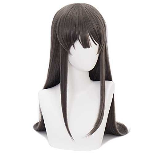 HIROAKIYA Mai Sakurajima Wig, Rascal Does Not Dream of Bunny Girl Senpai Mai Sakurajima Cosplay Wig with Wig Cap von HIROAKIYA