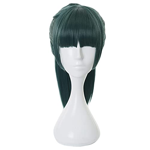 HIROAKIYA Maki Zenin Wig, Jujutsu Kaisen Maki Zenin Cosplay Wig Clip Ponytail with Wig Cap von HIROAKIYA