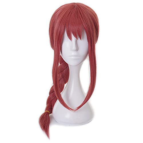 HIROAKIYA Makima Wig, Chainsaw Man Makima Cosplay Wig with Wig Cap, Length approx.65cm von HIROAKIYA