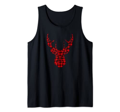 HIRSCH GEWEIH BUFFALO PLAID RENTIER WILD JÄGER DAMEN HERREN Tank Top HIRSCH GEWEIH BUFFALO PLAID RENTIER WILD JÄGER DAMEN HERREN Tank Top von HIRSCH GEWEIH RENTIER JÄGER TRADITONELLE GESCHENKE