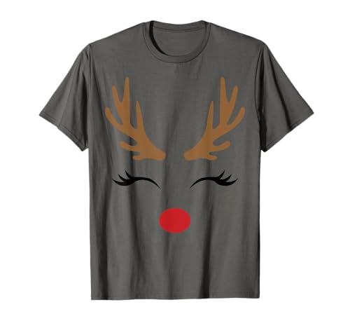 HIRSCH GEWEIH RENTIER DEKO WEIHNACHTS DAMEN HERREN KINDER T-Shirt HIRSCH GEWEIH RENTIER DEKO WEIHNACHTS DAMEN HERREN KINDER T-Shirt von HIRSCH GEWEIH RENTIER JÄGER WEIHNACHTS GESCHENKE