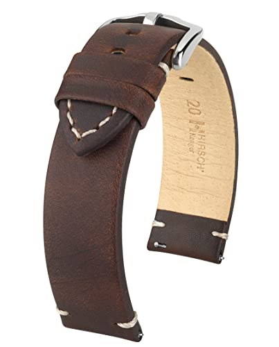 HIRSCH Herren Uhrenarmband Kalbsleder Modell Ranger 22 mm Braun HIRSCH Herren Uhrenarmband Kalbsleder Modell Ranger 22 mm Braun von HIRSCH