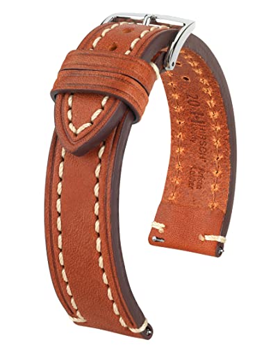 HIRSCH Herren Uhrenarmband Sattelleder Modell Liberty 22 mm Goldbraun HIRSCH Herren Uhrenarmband Sattelleder Modell Liberty 22 mm Goldbraun von HIRSCH