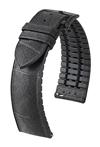 HIRSCH Unisex Performance Uhrenarmband Modell Leaf 22 mm Schwarz HIRSCH Unisex Performance Uhrenarmband Modell Leaf 22 mm Schwarz von HIRSCH