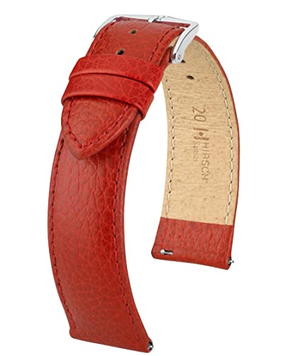 HIRSCH Unisex Uhrenarmband Büffel Style Modell Kansas 18 mm Rot/rot HIRSCH Unisex Uhrenarmband Büffel Style Modell Kansas 18 mm Rot/rot von HIRSCH