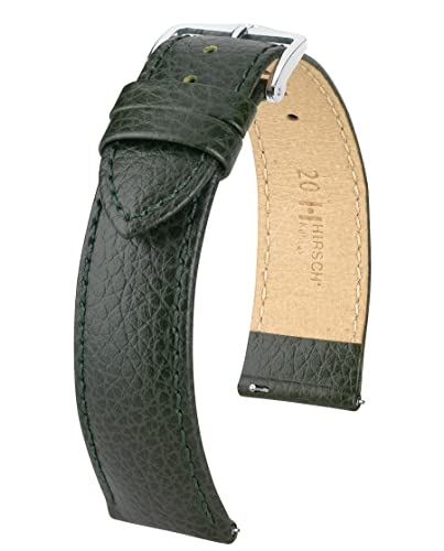 HIRSCH Unisex Uhrenarmband Büffel Style Modell Kansas 22 mm Grün HIRSCH Unisex Uhrenarmband Büffel Style Modell Kansas 22 mm Grün von HIRSCH