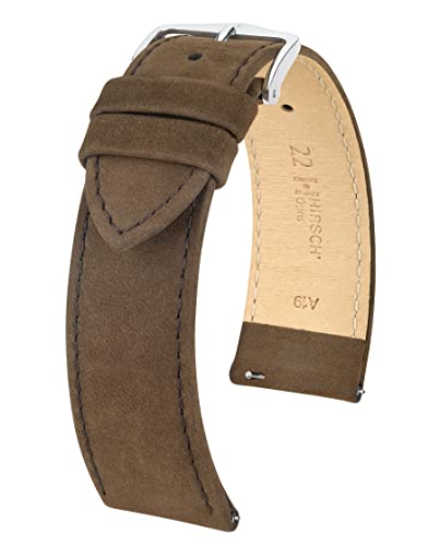 HIRSCH Unisex Uhrenarmband Nubukleder Modell Osiris 18 mm Braun HIRSCH Unisex Uhrenarmband Nubukleder Modell Osiris 18 mm Braun von HIRSCH