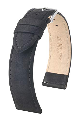 HIRSCH Unisex Uhrenarmband Nubukleder Modell Osiris 18 mm Schwarz HIRSCH Unisex Uhrenarmband Nubukleder Modell Osiris 18 mm Schwarz von HIRSCH