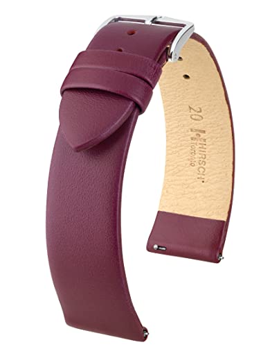 HIRSCH XS Damen Uhrenarmband Kalbsleder Modell Toronto 16 mm Beere von HIRSCH
